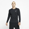 Nike Pro Compression Long Sleeve Top In Black