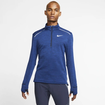 Nike Therma Sphere Element 3.0 Men's 1/2-zip Running Top In Blue | ModeSens