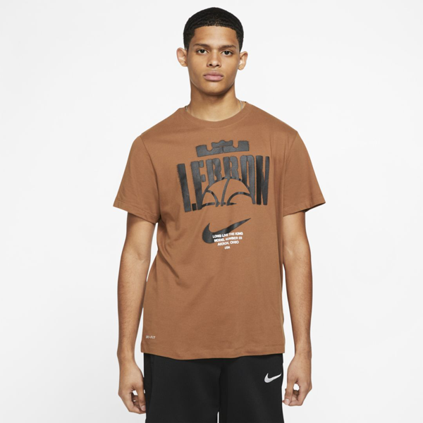 tan dri fit shirt