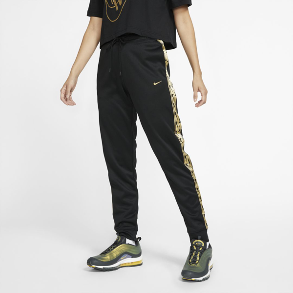 gold nike joggers