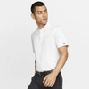 Nike Dri-fit Tiger Woods Men's Golf Polo In White