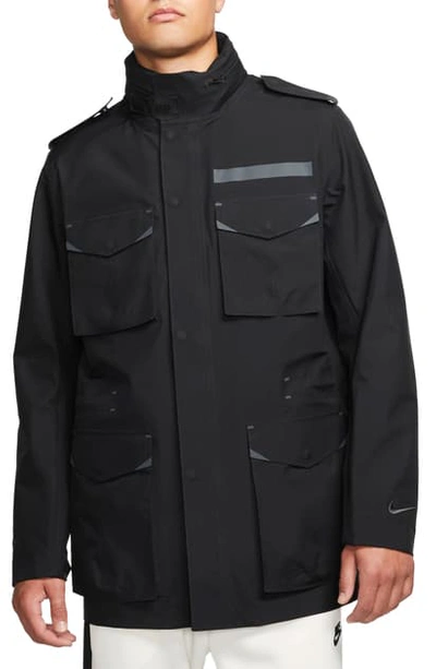 Nike Gore-tex M65 Men's Jacket In Black/ Black/ Black