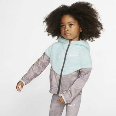 Nike Sportswear Windrunner Toddler Sherpa Jacket | ModeSens