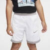 Nike Dri-fit Elite Toddler Shorts In White