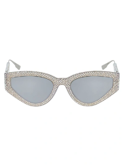 Dior Sunglasses In T Crystal White