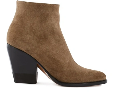 Chloé Rylee Ankle Boots In Motty Grey