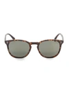 Oliver Peoples Polarized Finley Esq. Mirrored Sunglasses, 51mm In Brown