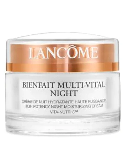 Lancôme Bienfait Multi-vital Night Cream, Highly Potent Overnight Face Moisturizer