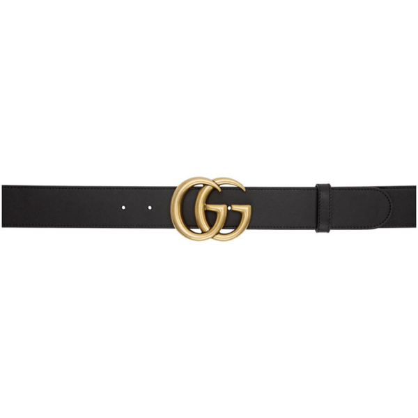 Gucci Black Gg Belt In 1000 Black | ModeSens