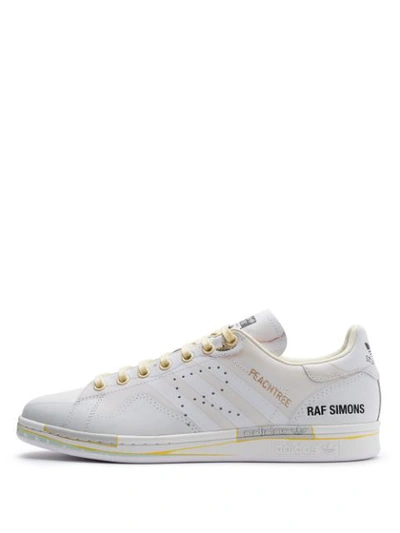 Adidas Originals Raf X Stan Smith Leather Trainers In White