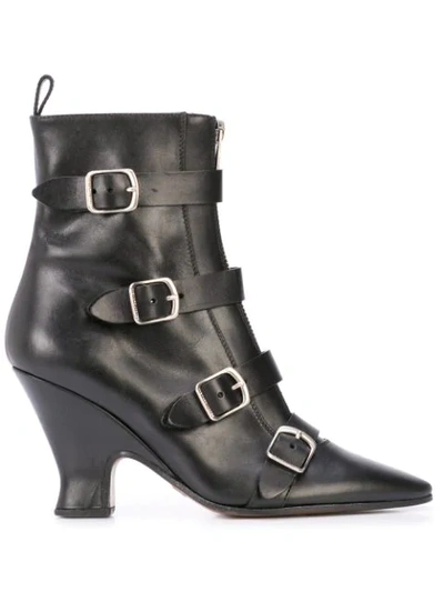 Marc Jacobs St Marks Victorian Boots In Black