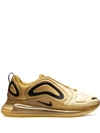 Nike Air Max 720 Sneakers In Gold