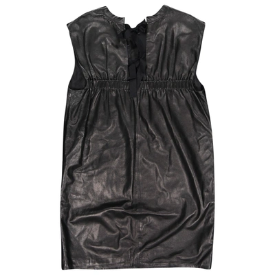 Pre-owned 3.1 Phillip Lim / フィリップ リム Leather Mini Dress In Black
