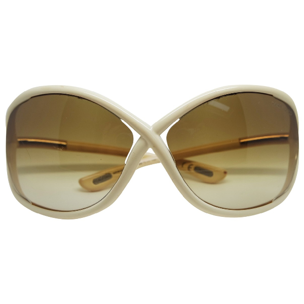 Pre-owned Tom Ford White Sunglasses | ModeSens