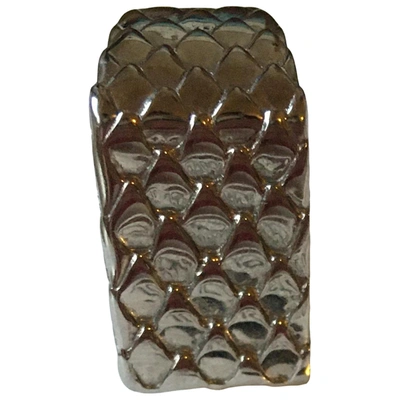 Pre-owned Just Cavalli Ring In Metallic