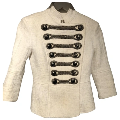 Pre-owned Pierre Balmain Jacket In White