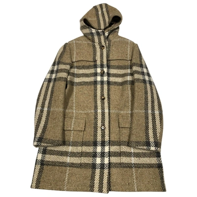 Pre-owned Burberry Wool Dufflecoat In Multicolour