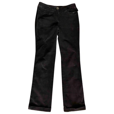 Pre-owned Hugo Boss Straight Trousers In Brown