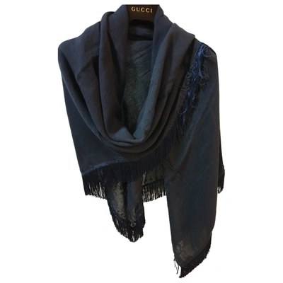 Pre-owned Pinko Stole In Blue