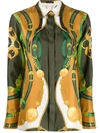 Versace Barocco Rodeo Print Shirt In Multi