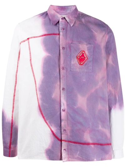A-cold-wall* Bruised-print Shirt In Purple
