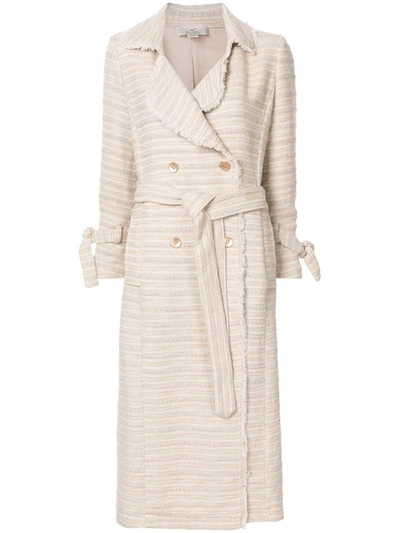 We Are Kindred Florence Trenchcoat In White