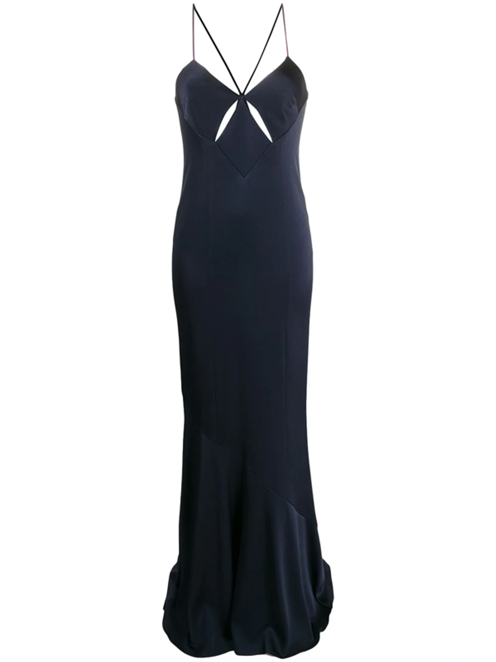 diamond cut out dress x JoJo Black Diamond Neck Cutout Maxi Dress | Chic & Sleek Style