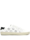 Saint Laurent Star Court Sneakers In White