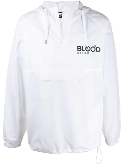 Blood Brother Dalston Windbreaker In White