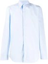 Maison Margiela Concealed Fastening Shirt In Blue
