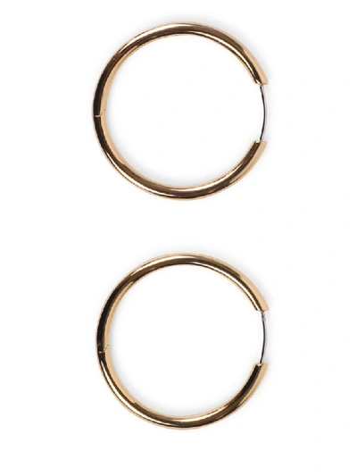 Marc Jacobs Bubbly Hinge Hoops In Gold