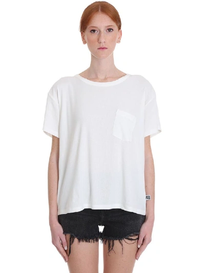 Alexander Wang T T-shirt In White Cotton