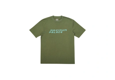 Pre-owned Palace  Tri-flect T-shirt Army Green