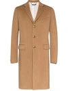 Givenchy Single-breasted Wool Overcoat In 275