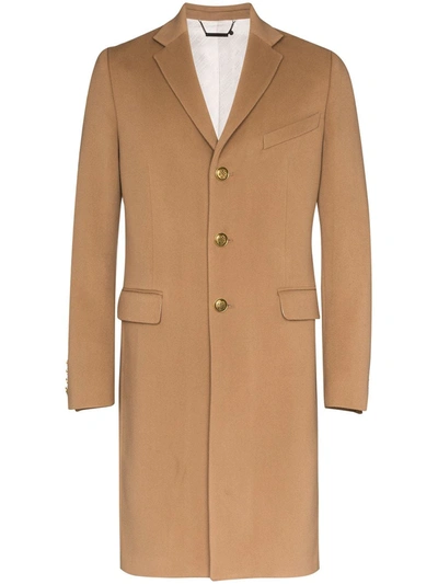 Givenchy Single-breasted Wool Overcoat In 275