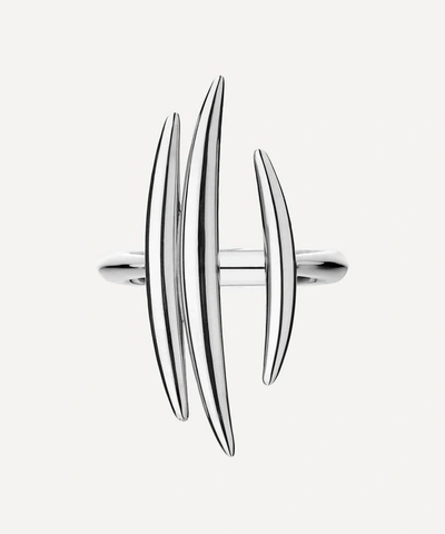 Shaun Leane Quill Sterling Silver Triple Bar Ring