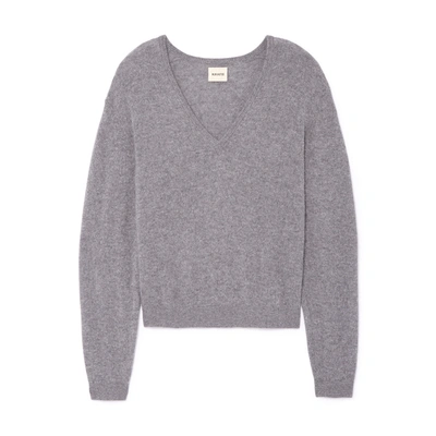 Khaite Sam Sweater In Smoke