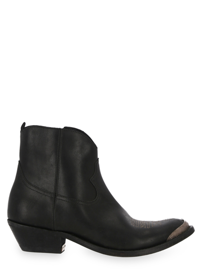 Golden Goose Ankle Boots In Black