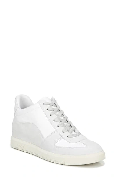 Vince Women's Ina High-top Platform Sneakers In Optic White