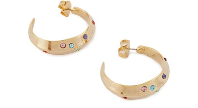 Mounser Swami's Beach Hoops In Gold Multi