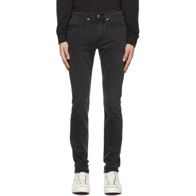 Frame Jagger Skinny-fit Denim Jeans In Charcoal