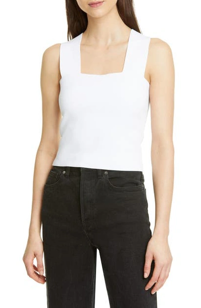 A.l.c Women's Lia Cropped Top In White