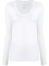 Majestic Longsleeved T-shirt In Milk