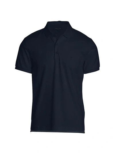 Rag & Bone Principal Jersey Classic Fit Polo In Sal