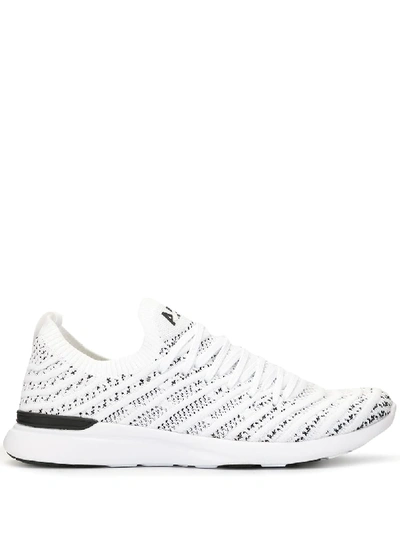 Apl Athletic Propulsion Labs 'techloom Wave" Knit Trainers In White