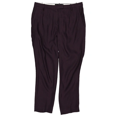 Pre-owned Isabel Marant Trousers In Purple