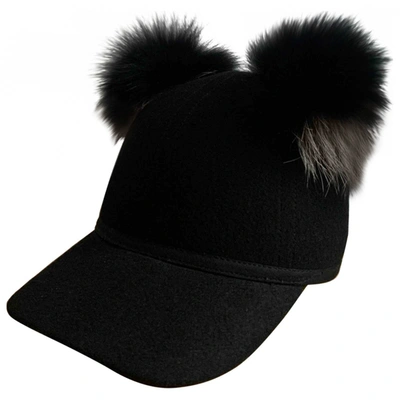 Pre-owned Charlotte Simone Black Wool Hat