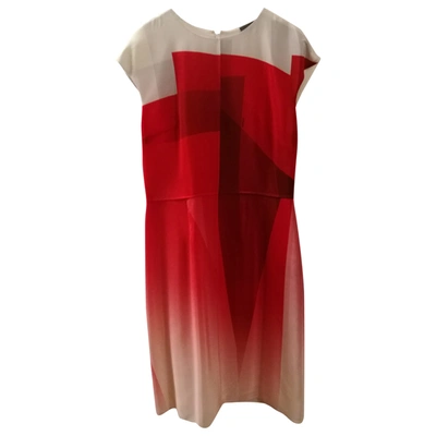Pre-owned Fendi Silk Mid-length Dress In Multicolour