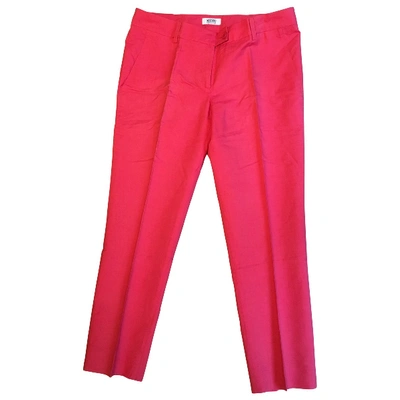 Pre-owned Moschino Cheap And Chic Chino Pants In Pink