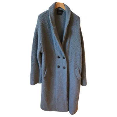 Pre-owned Roberto Collina Wool Coat In Blue